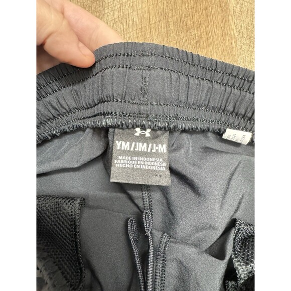 Lot Of 2 Under Armour & Adidas Athletic Shorts Boys M/L Elastic Waist Drawstring - Picture 4 of 11